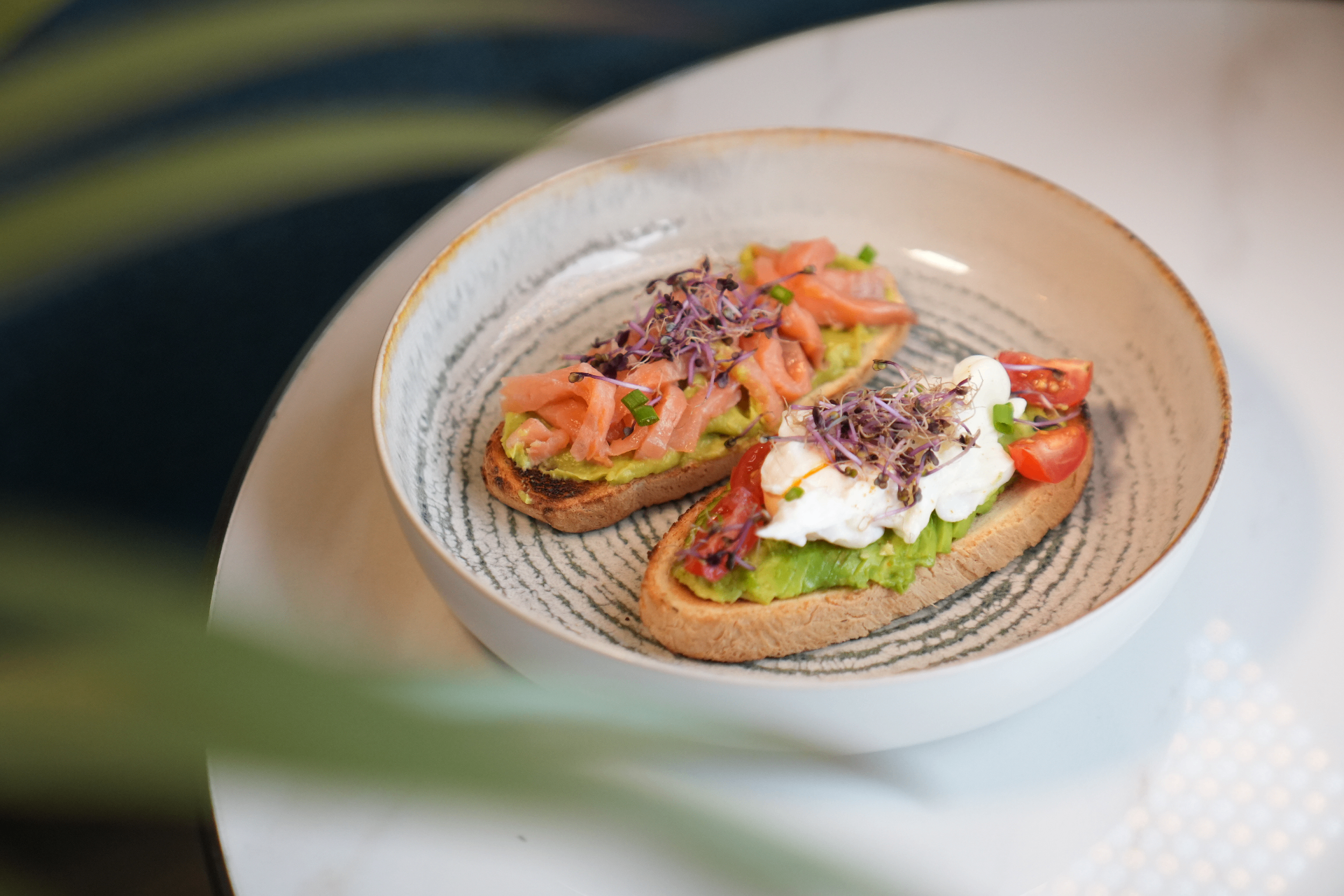 Toast avocat saumon du brunch BOON